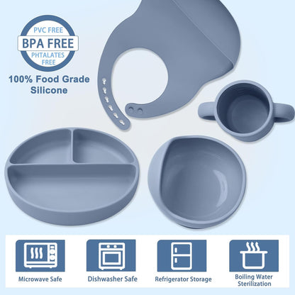Silicone Baby Feeding Set