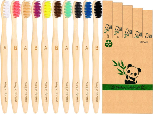 Bamboo Toothbrush Set