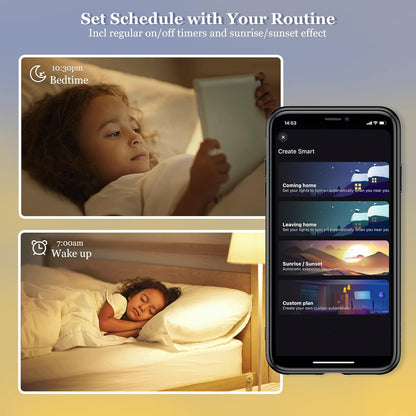 Smart Wi-Fi Color-Changing LED Bulb