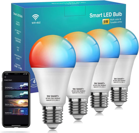 Smart Wi-Fi Color-Changing LED Bulb